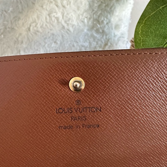 Louis Vuitton Monogram Canvas Continental Wallet in Brown and Gold - Picture 4 of 6